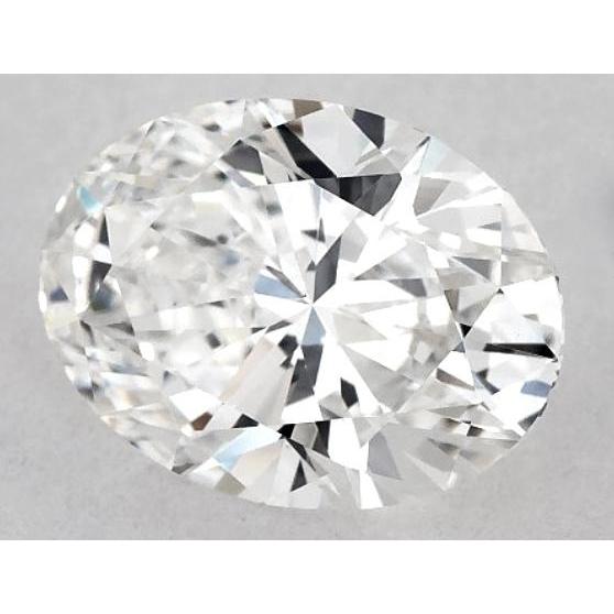 4 Karat ovaler Diamant, lose, F, VVS1, sehr guter Schliff
