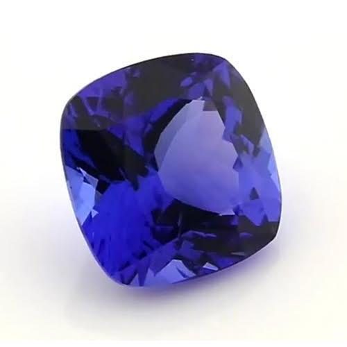 Blauer Tansanit Loose Sapphires Natural 4-Karat Gold – Hauptansicht