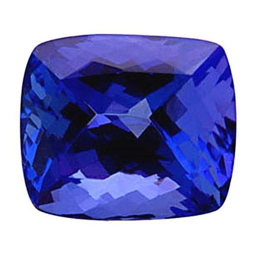 Eleganter Tansanit Loose Sapphires Natural 4 Karat – Hauptansicht
