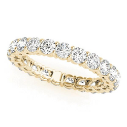 14 Karat Gelbgold Eternity Band mit Diamant – 4,50 Karat
