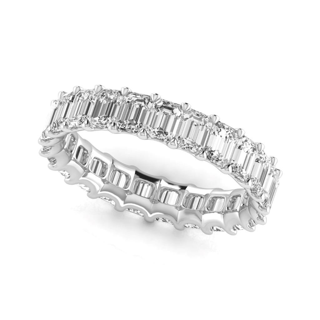 Edler Diamant Eternity Band – Seitenansicht