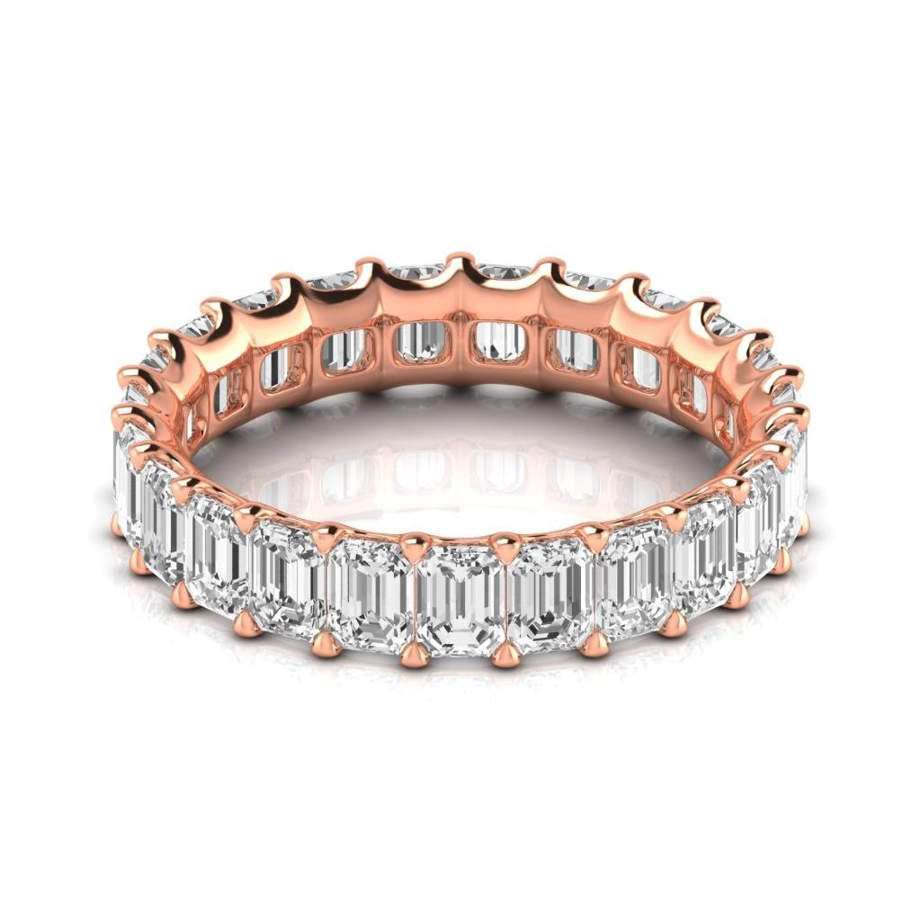 Handgefertigter Eternity Band 0,20 Karat – Frontansicht