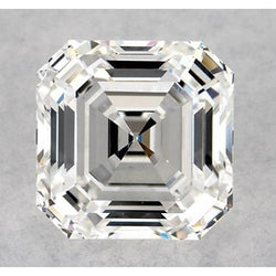 4,5 Karat Asscher-Diamant, natürlich, aus der Erde gewonnen, lose, F, VVS1, sehr guter Schliff