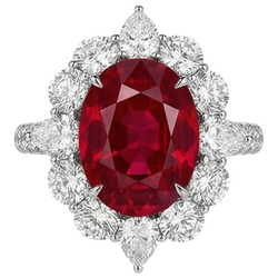 Echter Rubin Ring 4.50 Karat