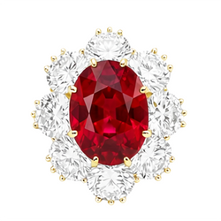 Echter Rubin Ring 4.75 Karat