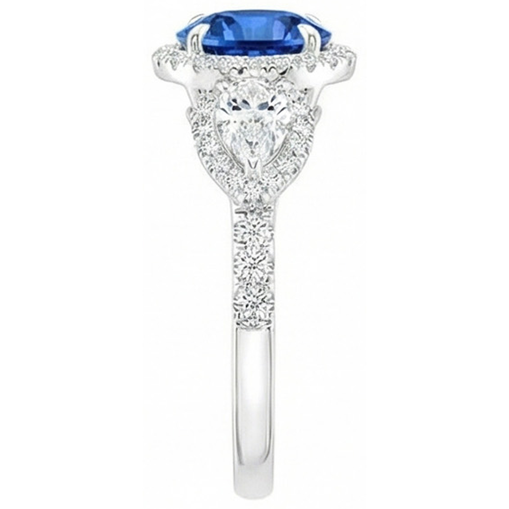echter marquise diamant 5.30Karat ring Profilansicht