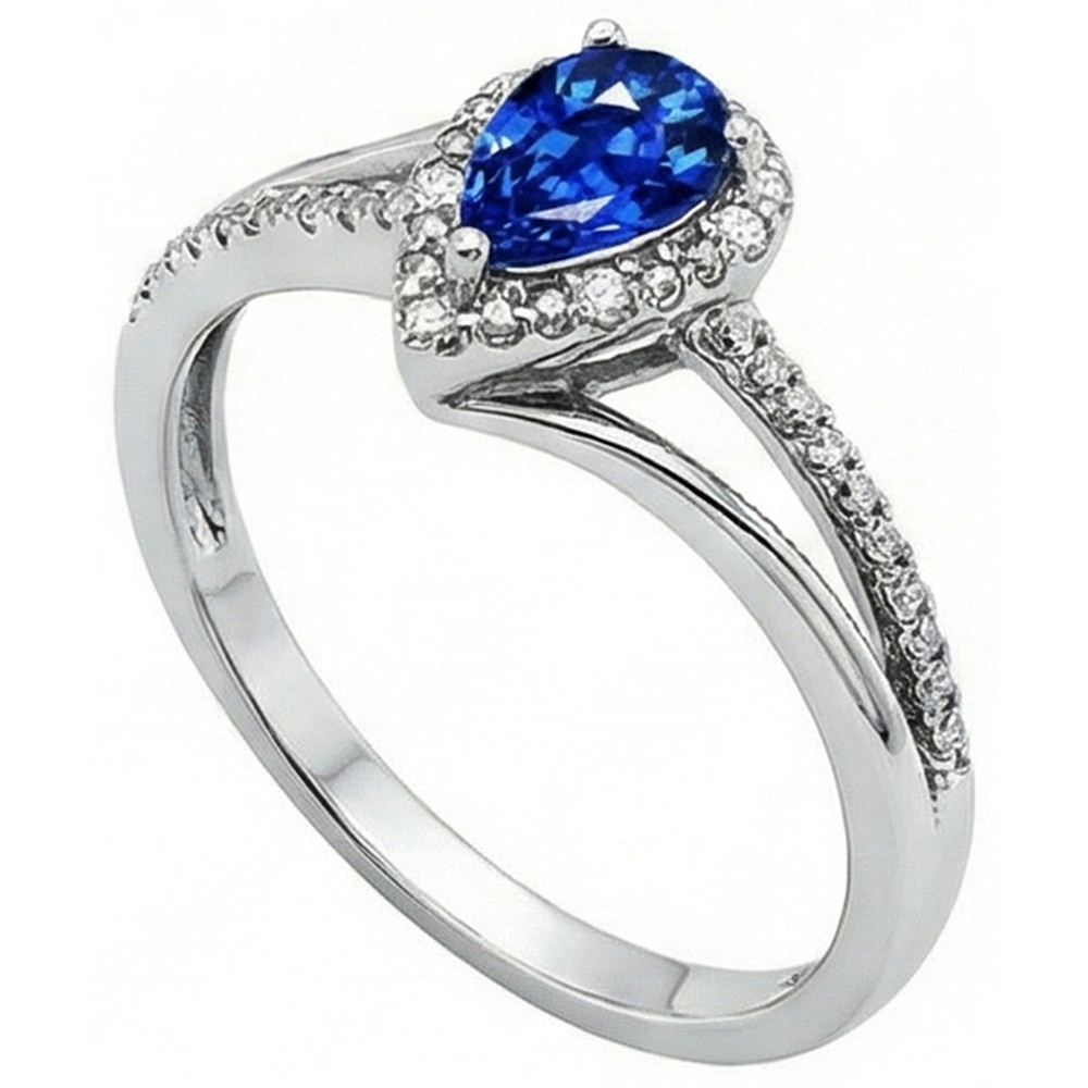 echter round diamant 5.35Karat ring Seitenansicht