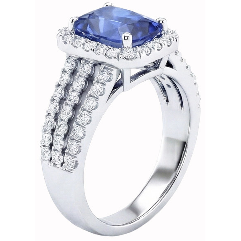 echter round diamant 5.50Karat ring Detailansicht