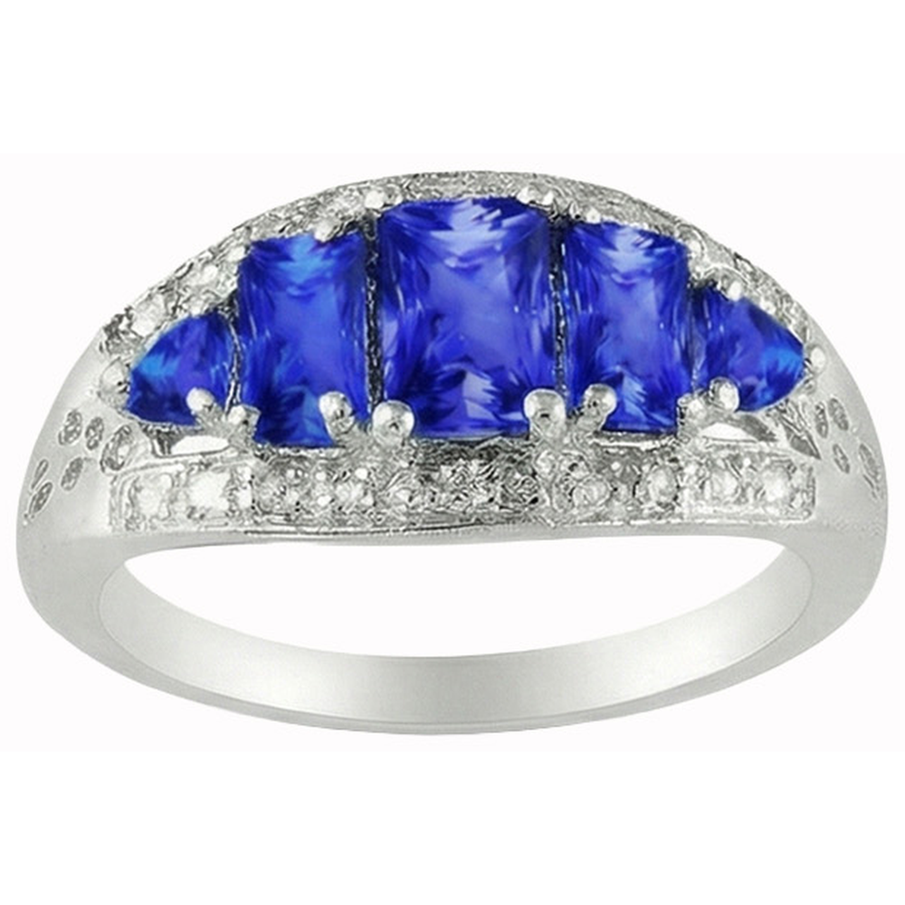 echter round diamant 5.51Karat ring Seitenansicht