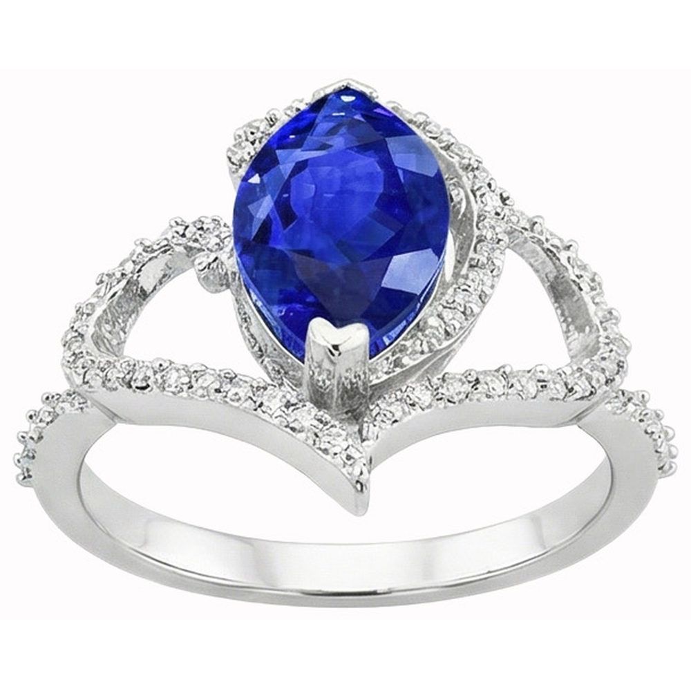 echter marquise diamant 5.65Karat ring Seitenansicht