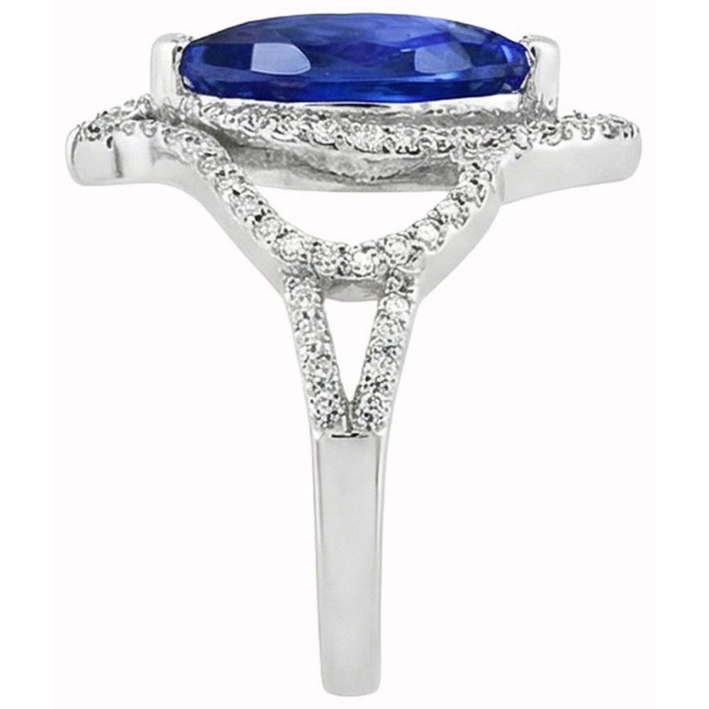 echter marquise diamant 5.65Karat ring Profilansicht