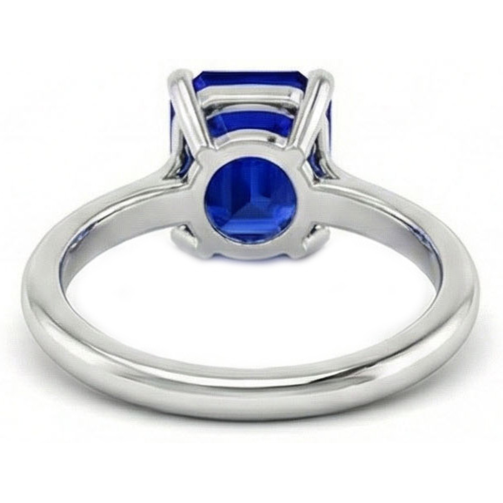 echter diamant 5Karat ring auf Weiß