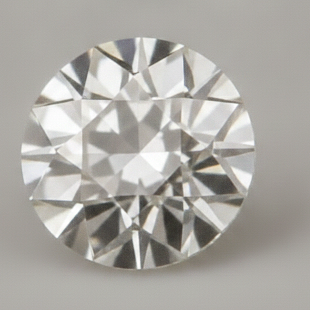 5 Karat loser Diamant natürlich authentisch Alteuropäischer Schliff rund H VS1