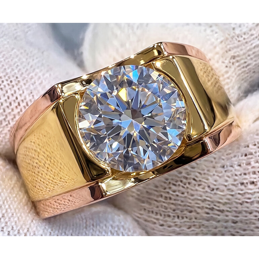 5-Karat-Diamantring für Herren