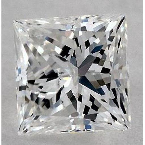 5 Karat Princess Naturdiamant, lose, aus der Erde gewonnen, Farbe F, VS1, exzellenter Schliff