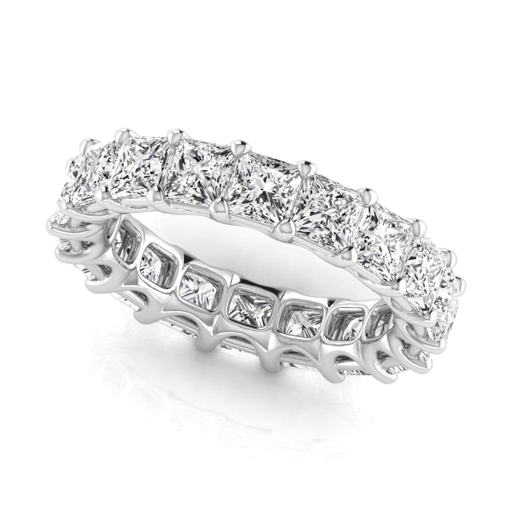 Edler Diamant Eternity Band – Seitenansicht