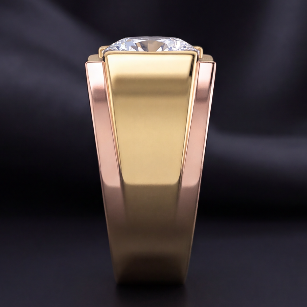 5-Karat-Diamantring für Herren