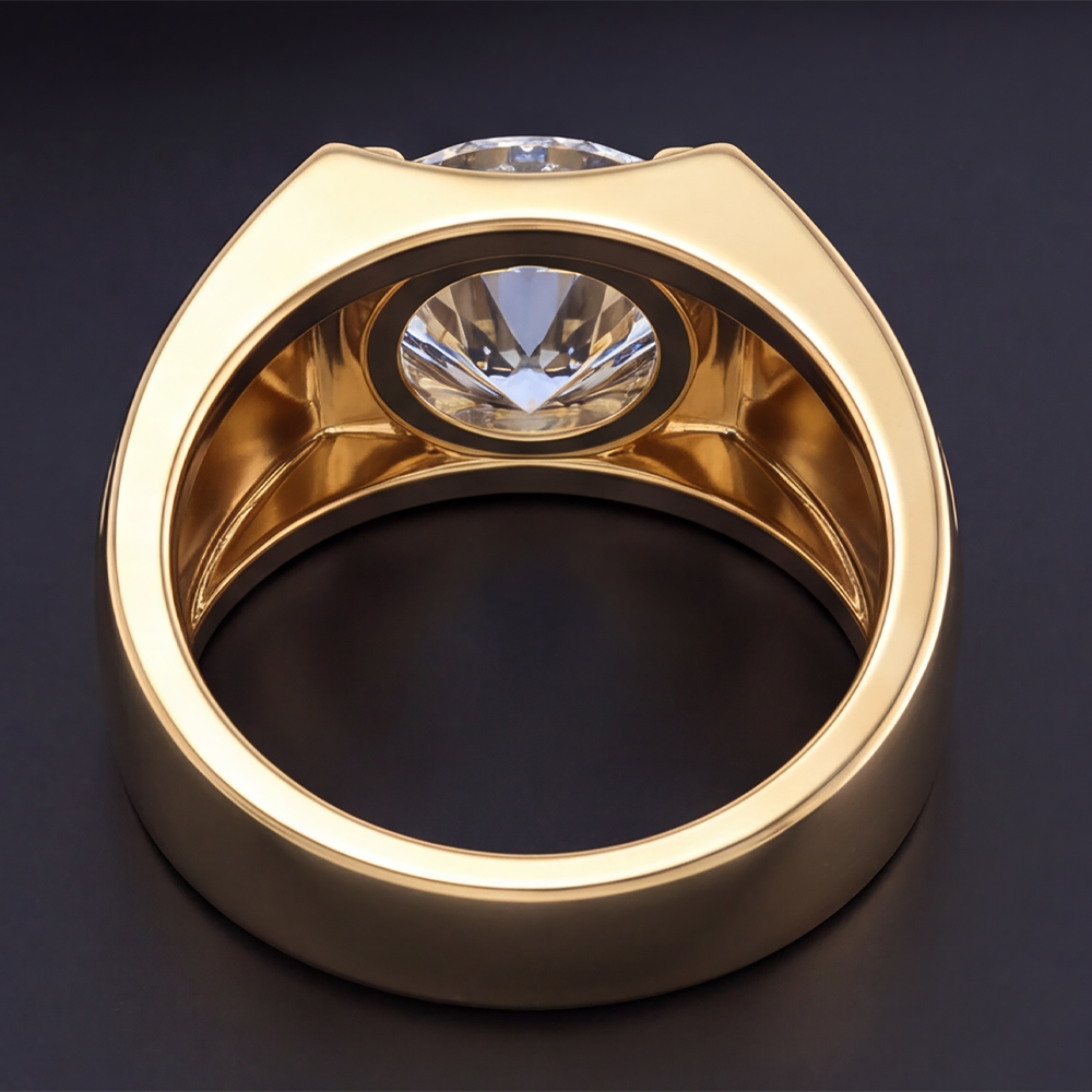 5-Karat-Diamantring für Herren
