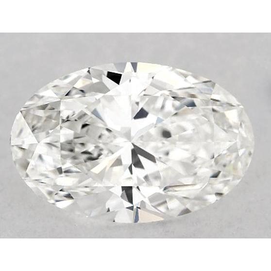 5,5 Karat ovaler Diamant, lose, F VS1, sehr guter Schliff
