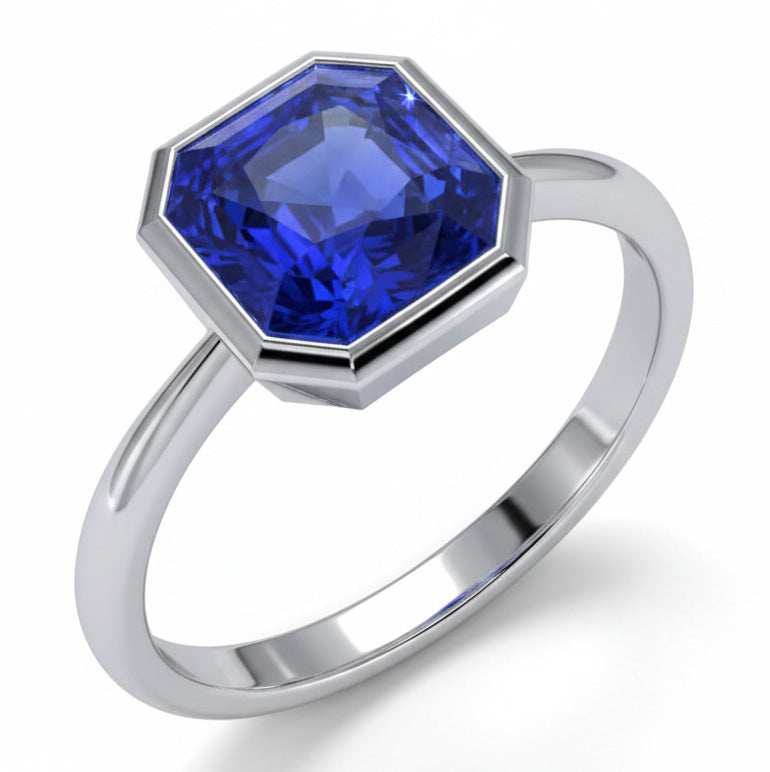 5 Karat Saphir-Verlobungsring