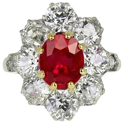 Echter Rubin Ring 5.75 Karat