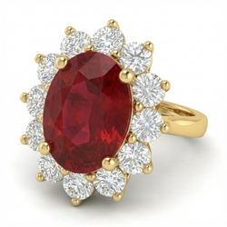 Echter Rubin Ring 3.50 Karat