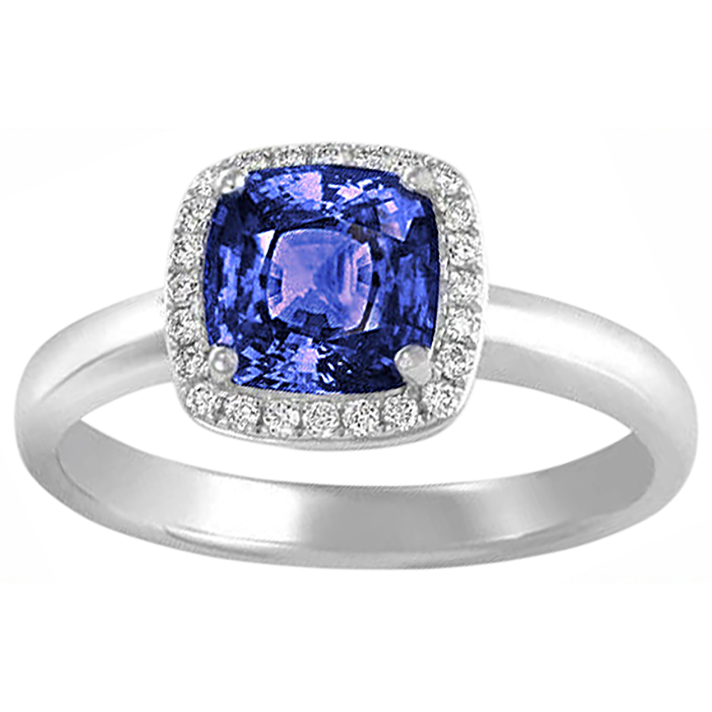 echter round diamant 6.50Karat ring Profilansicht