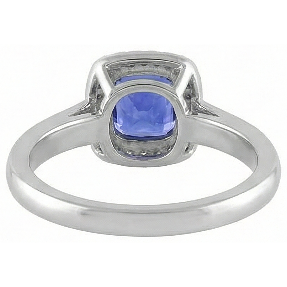 echter round diamant 6.50Karat ring Band Detail