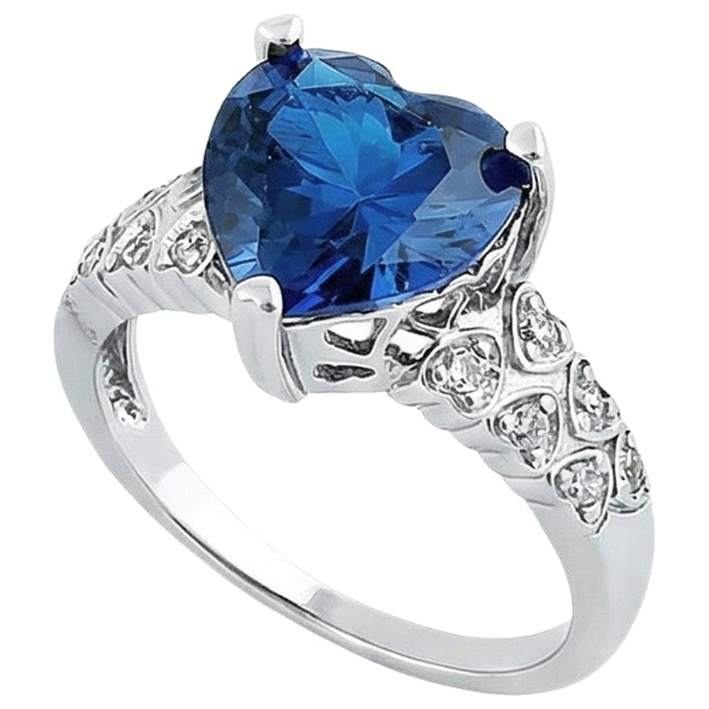 echter round diamant 6Karat ring Detailansicht