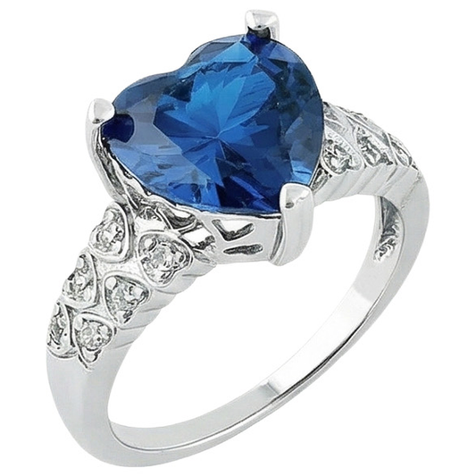 echter round diamant 6Karat ring Draufsicht