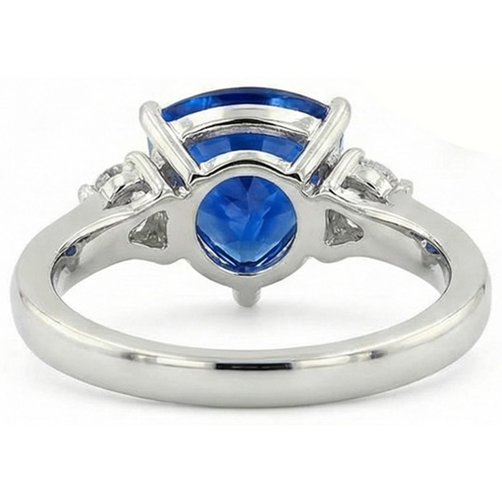 echter trillion diamant 6Karat ring auf Weiß