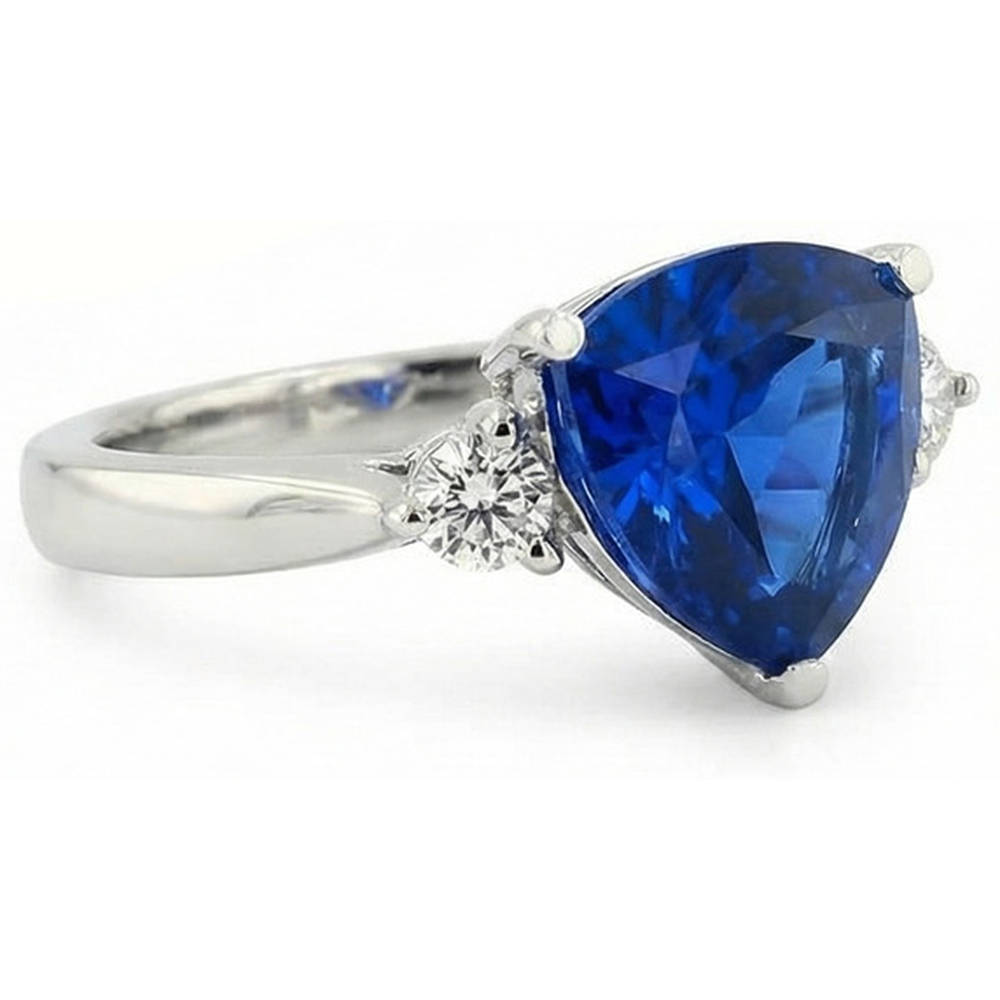 echter trillion diamant 6Karat ring Detailansicht