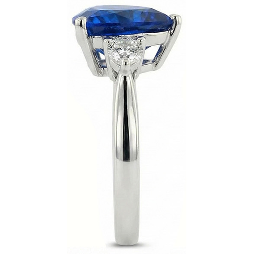 echter trillion diamant 6Karat ring Profilansicht