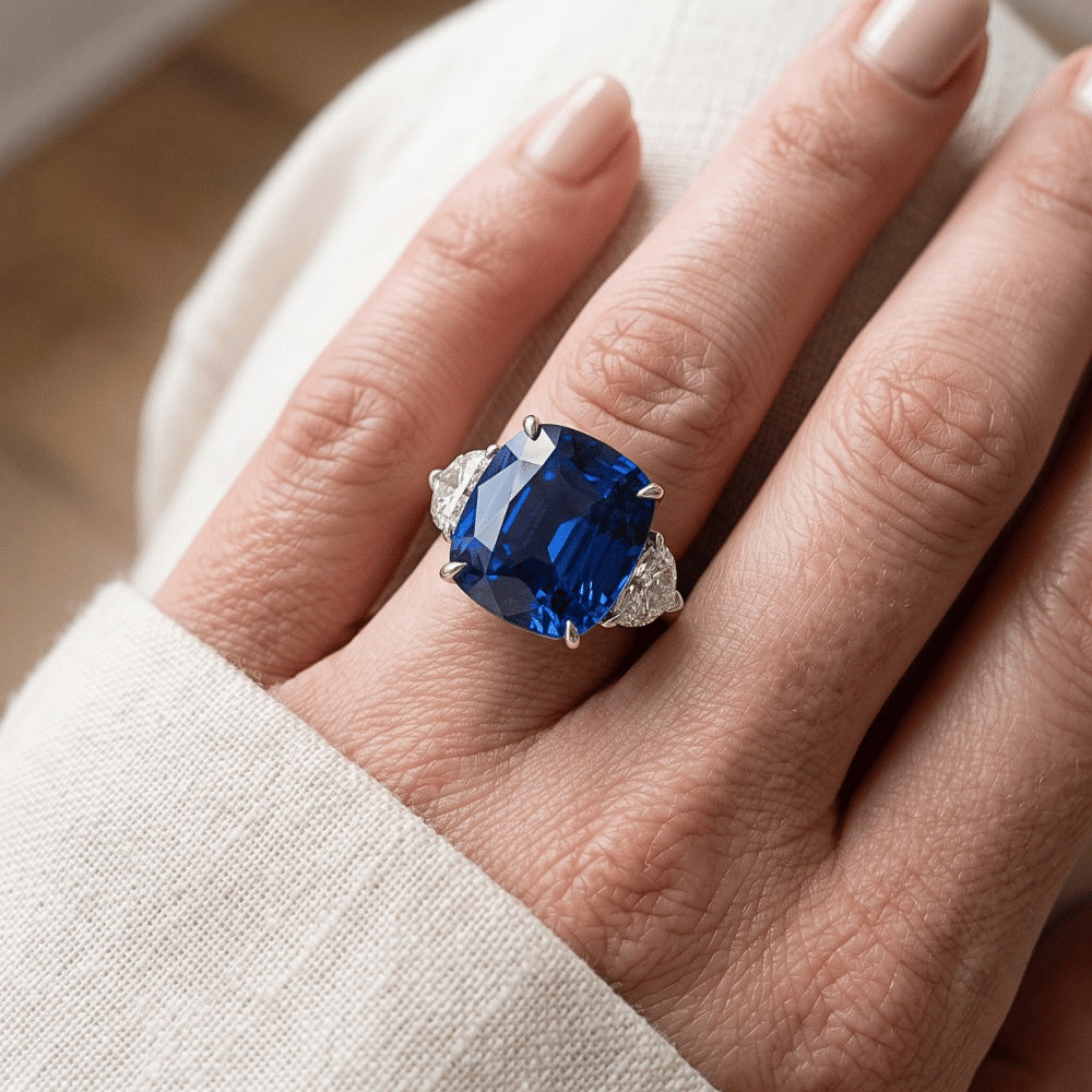 6 Karat Saphirring