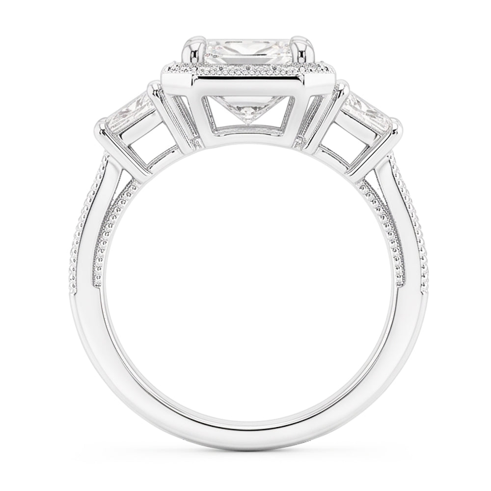 6 Karat Strahlender Echt Diamantring