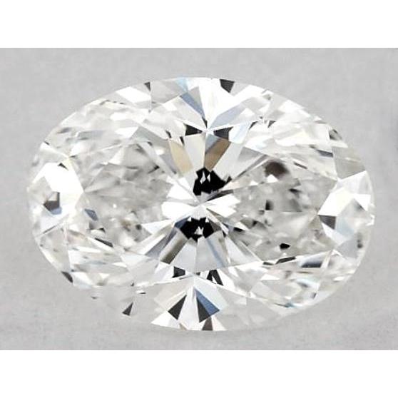 6 Karat, ovaler Diamant, lose, F, VS1, sehr guter Schliff