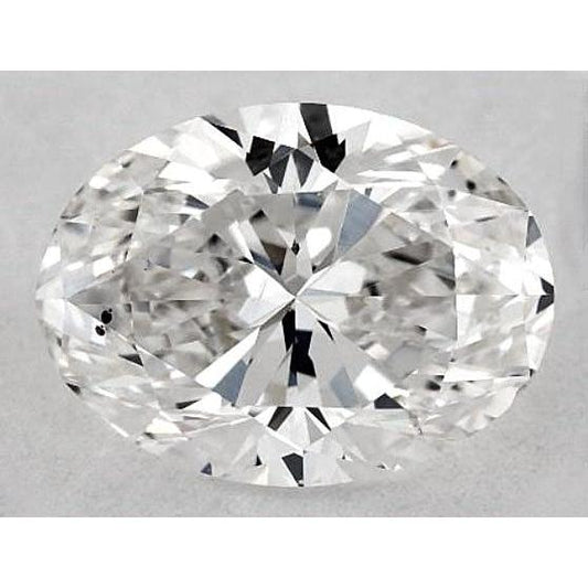 6 Karat ovaler Diamant, lose, F, VVS1, sehr guter Schliff