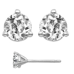 Handgefertigter Brillant Ohrringe 6 Karat | HarryChadEnt