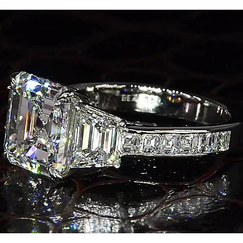 6 Karat Asscher-Echt Diamantring