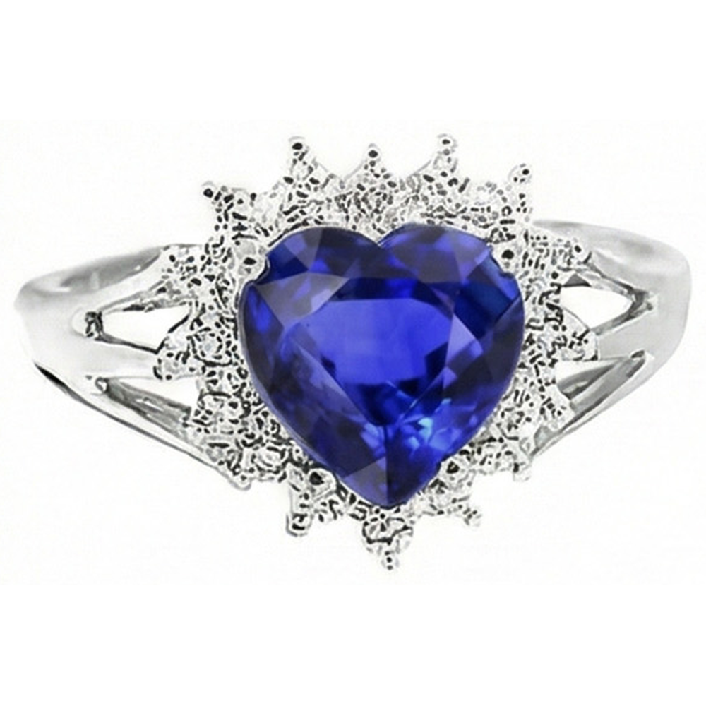 echter round diamant 7.60Karat ring Seitenansicht