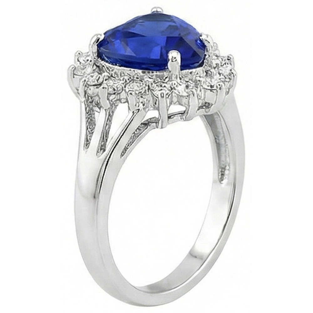 echter round diamant 7.60Karat ring Detailansicht