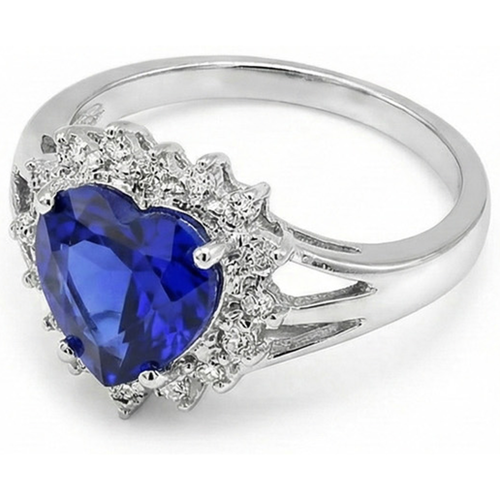 echter round diamant 7Karat ring Detailansicht