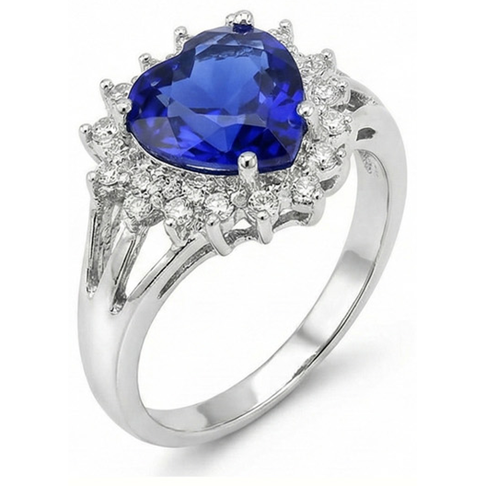 echter round diamant 7Karat ring Vorderansicht