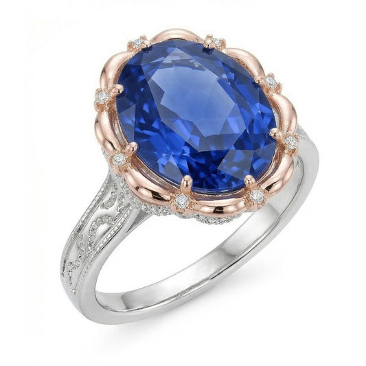 7 Karat Saphirring