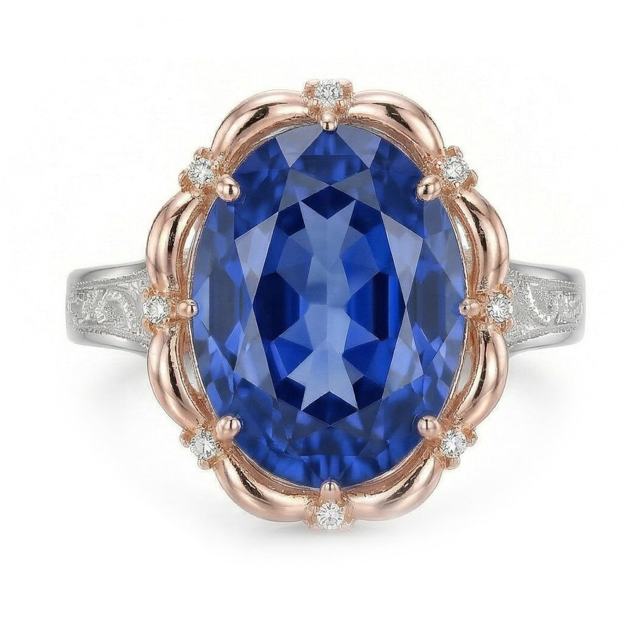 7 Karat Saphirring