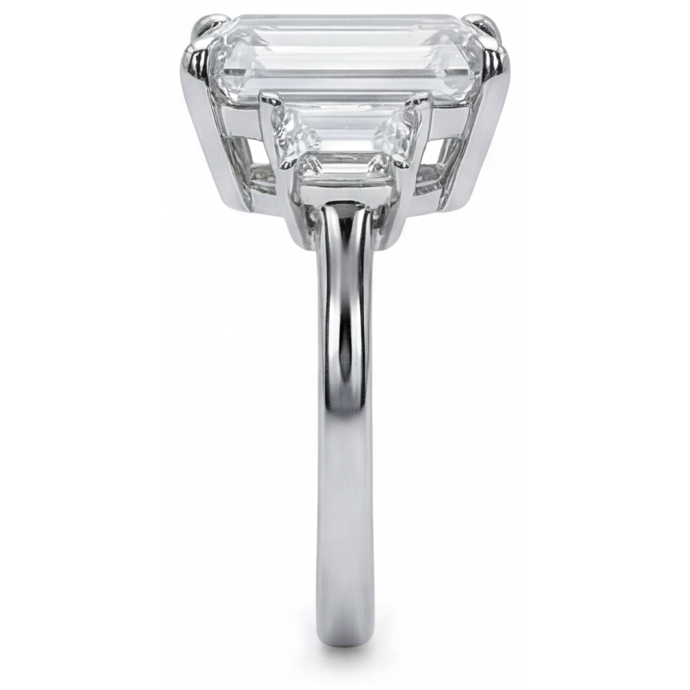 7 Karat Smaragd-Echt Diamantring