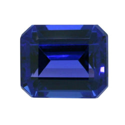 Gold Tansanit Loose Sapphires Natural – 7-Karat Smaragd-Schliff