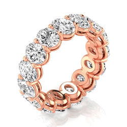 7,50 Karat Brillant Eternity Band in 14 Karat Roségold