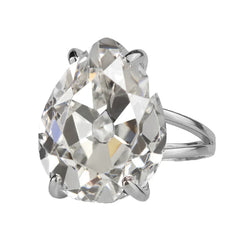 Handgefertigter Diamant Solitär-Verlobungsring 7 Karat – 14K
