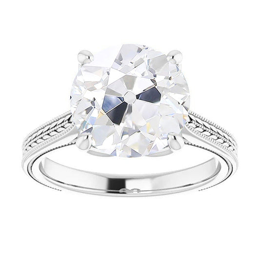 Luxuriöser Einzelstein-Ring 5 Karat – Hauptansicht